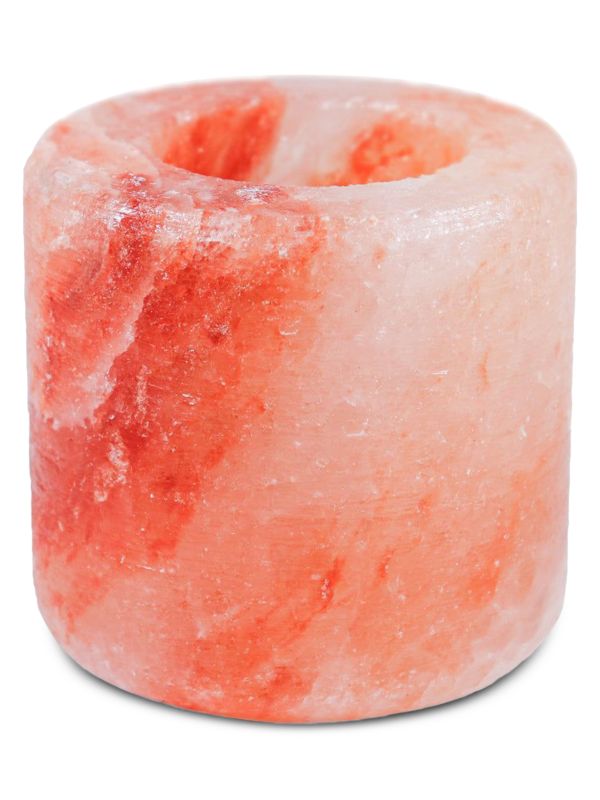 HIMALAYAN SECRETS Himalayan Salt Holder & Tealight Candle